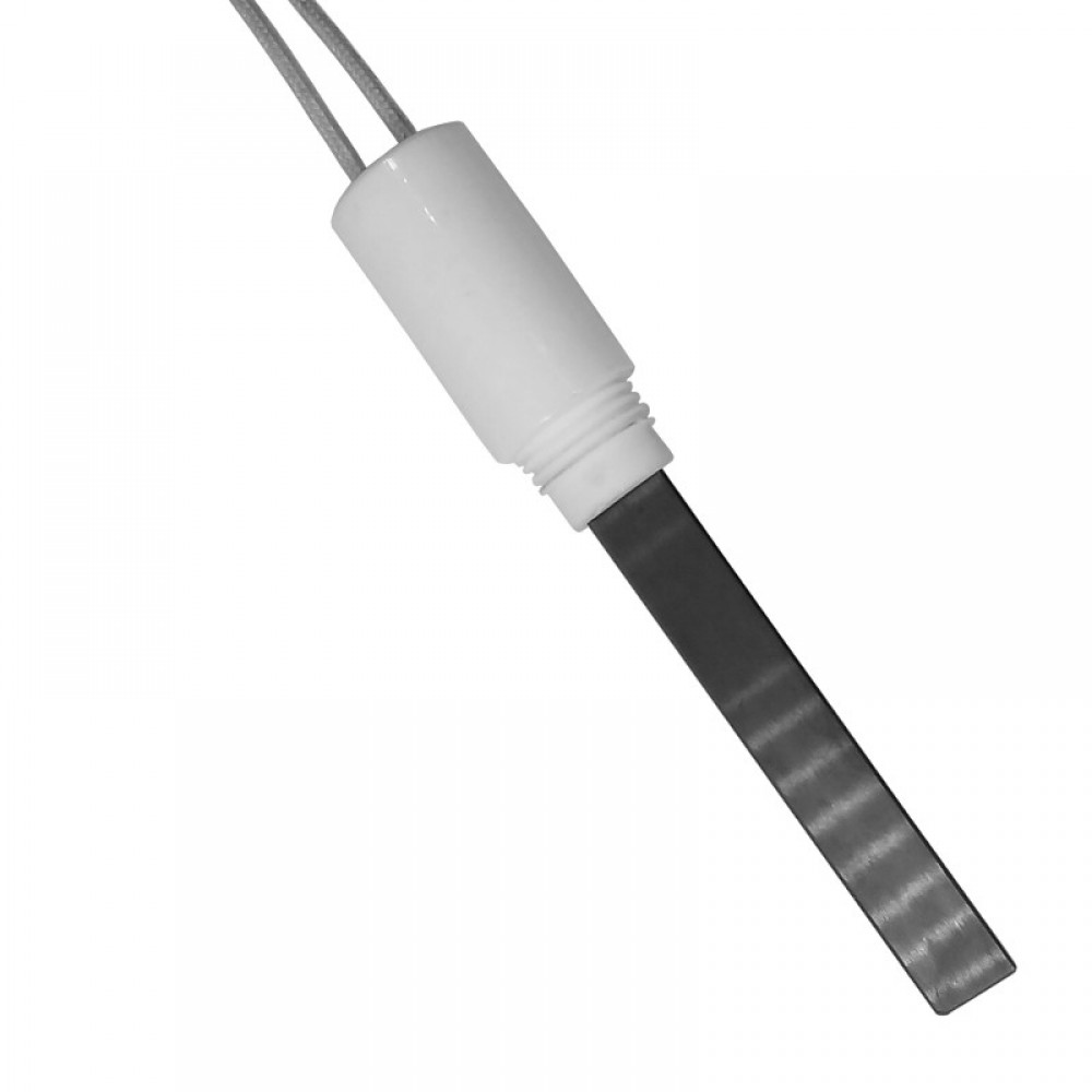 Gloeibougie pelletkachel met zwart kwartskristal MCZ, Ravelli, Palazzetti, BURNiT, Ferroli, Eco Spar e.a., totale lengte 113 mm, 350W | Gloeibougie voor pelletkachel | Pelletkachel onderdelen |