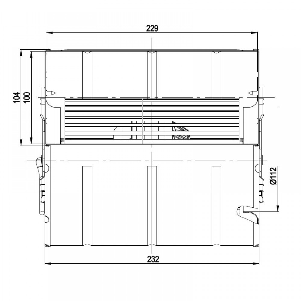 Centrifugaalventilator EBM voor pelletkachels Edilkamin, Karmek One en anderen, stroom 590 m³/h | Ventilatoren en blazers voor pelletkachel | Pelletkachel onderdelen |