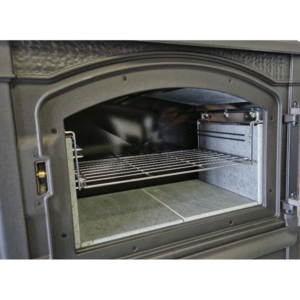 Italiaanse gietijzeren houtkachel met oven La Nordica Isotta Forno, 9.7kW | Houtkachels met oven | Houtkachels |