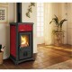 Italian wood burning stove La Nordica Gemma Red, 6.5kW |  |  |