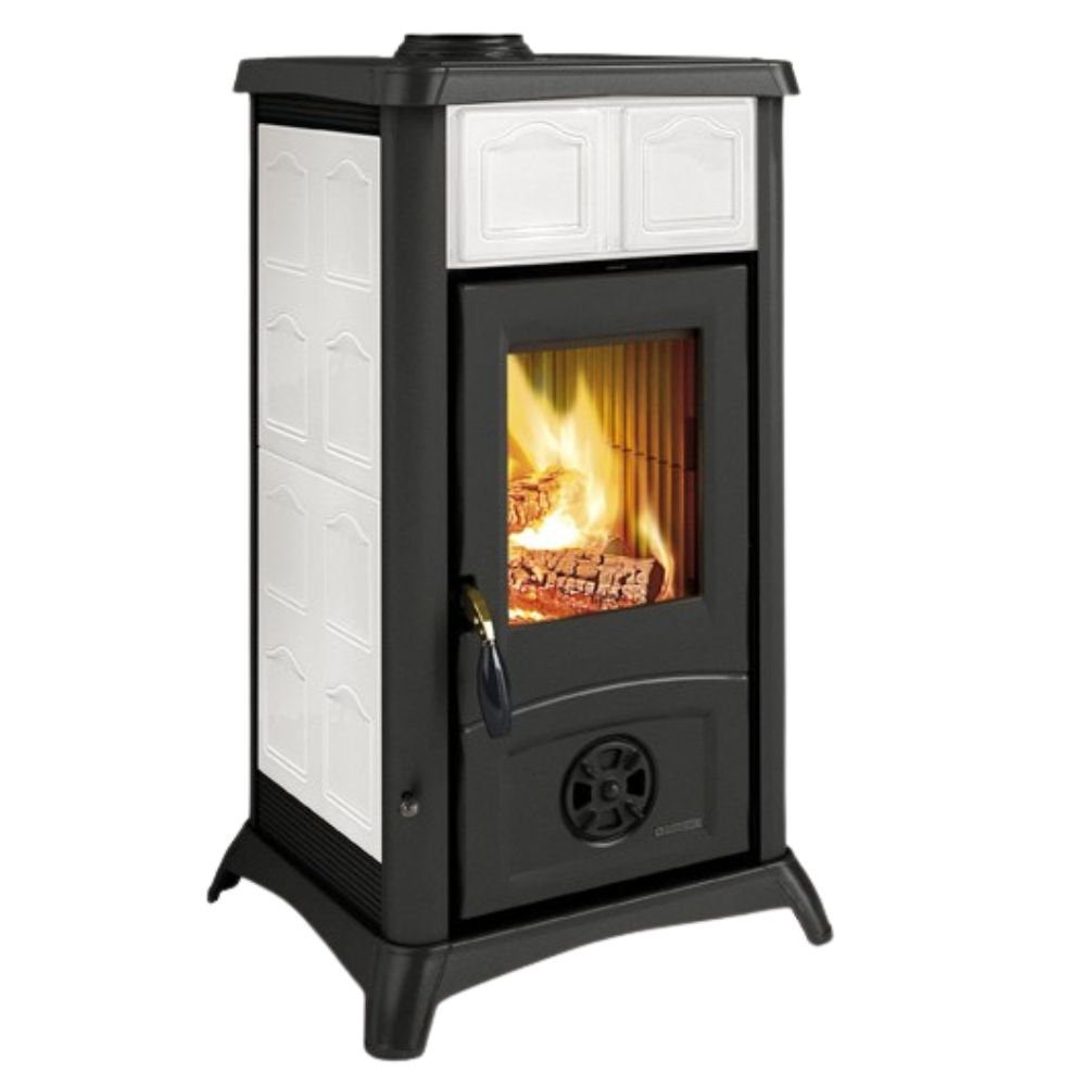 Italiaanse houtkachel La Nordica Gemma wit, 6.5kW |  |  |