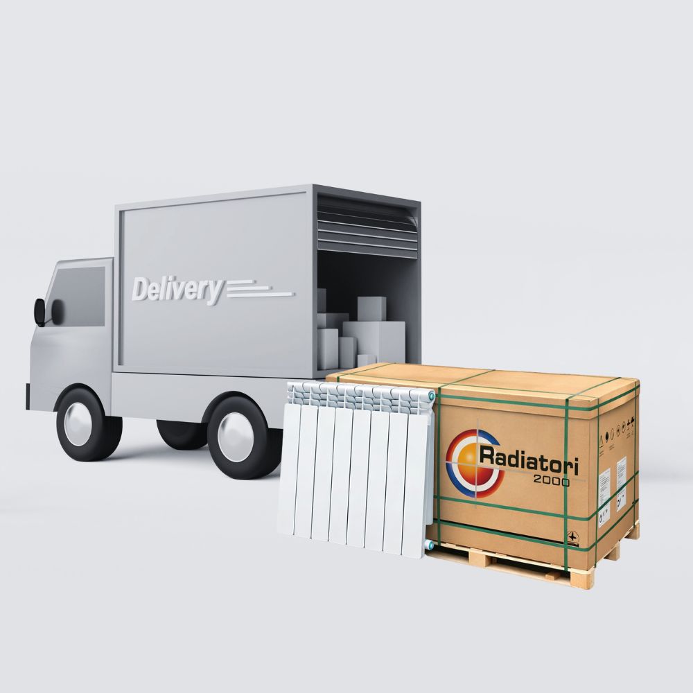 Complete Set of Aluminium Radiators Helyos Evo H600, 10 pcs x 10 sections |  |  |