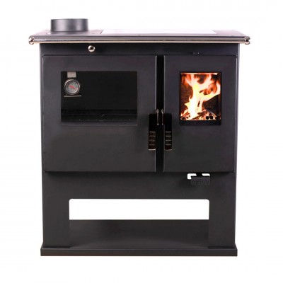 Hout fornuis Verso CS Ceramic Links met keramische kookplaat, 7.7kW - Productenvergelijking