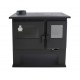 Hout fornuis Verso CS Lite, Links, 7.7kW | Houtkachels met oven | Houtkachels |