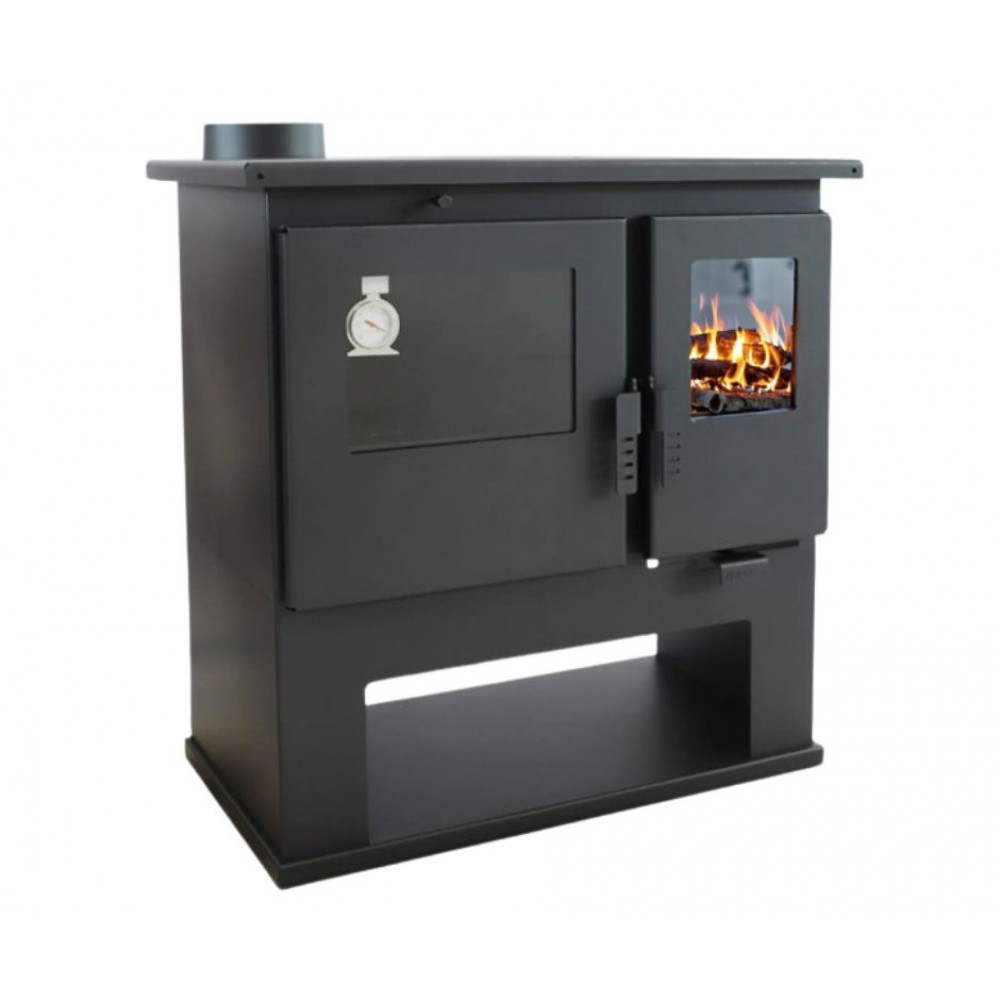 Hout fornuis Verso CS Lite, Links, 7.7kW