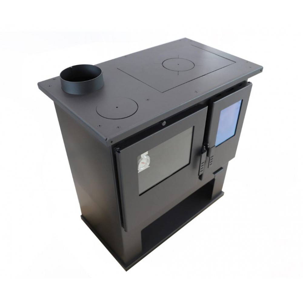 Hout fornuis Verso CS Lite, Links, 7.7kW | Houtkachels met oven | Houtkachels |