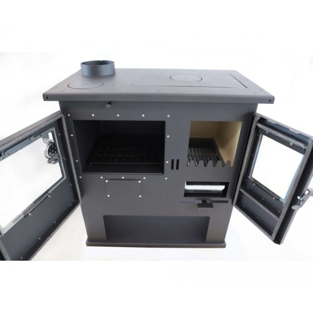 Hout fornuis Verso CS Lite, Links, 7.7kW | Houtkachels met oven | Houtkachels |