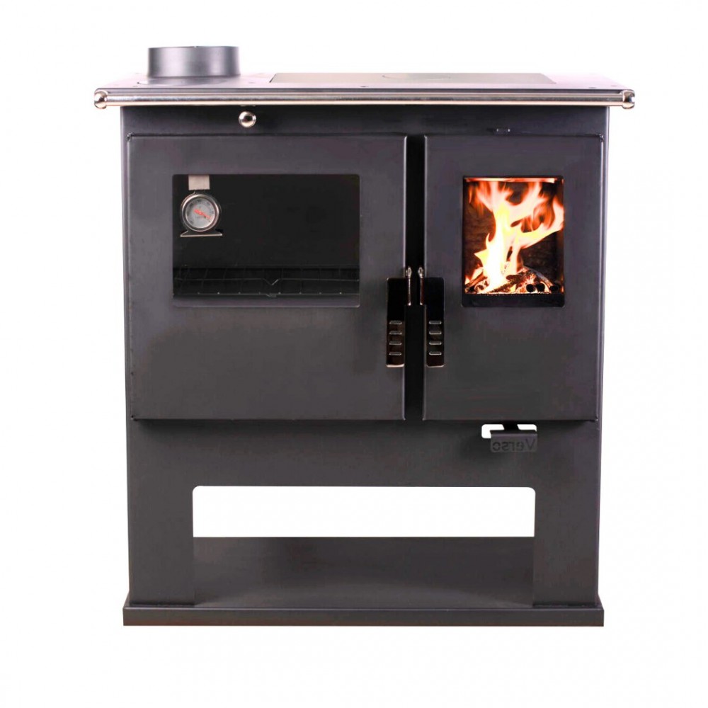 Hout fornuis Verso CS, Links, 7.7kW | Houtkachels met oven | Houtkachels |