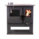 Hout fornuis Verso CS, Links, 7.7kW | Houtkachels met oven | Houtkachels |