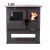 Hout fornuis Verso CS Inox met roestvrijstalen oven, Links, 7.7kW