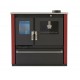Hout fornuis Verso CS Plus met roestvrijstalen oven en keramische kookplaat, Rood, Rechts, 7.7kW | Houtkachels met oven | Houtkachels |