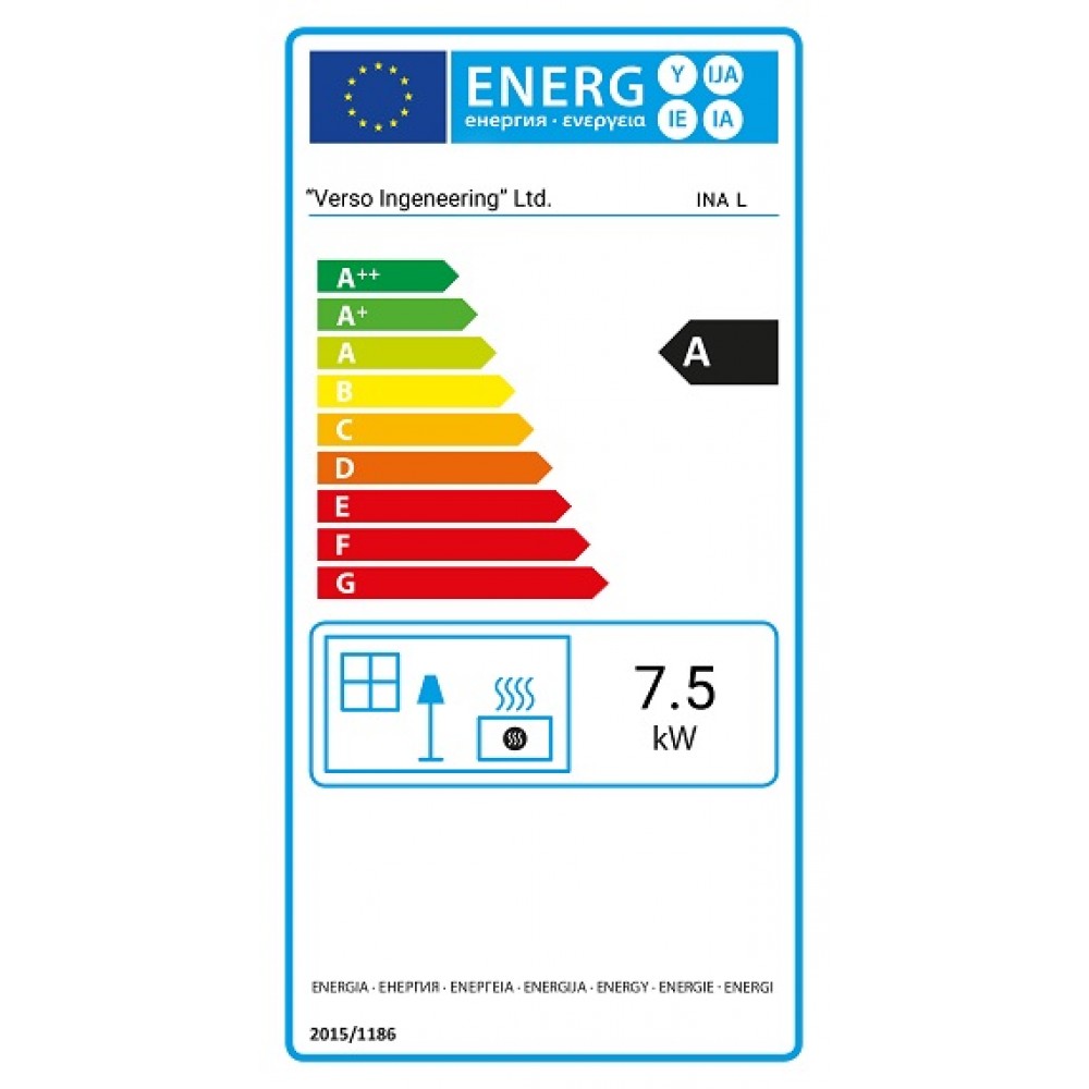 Houtkachel Verso Ina L, 7.5kW | Houtkachels |  |