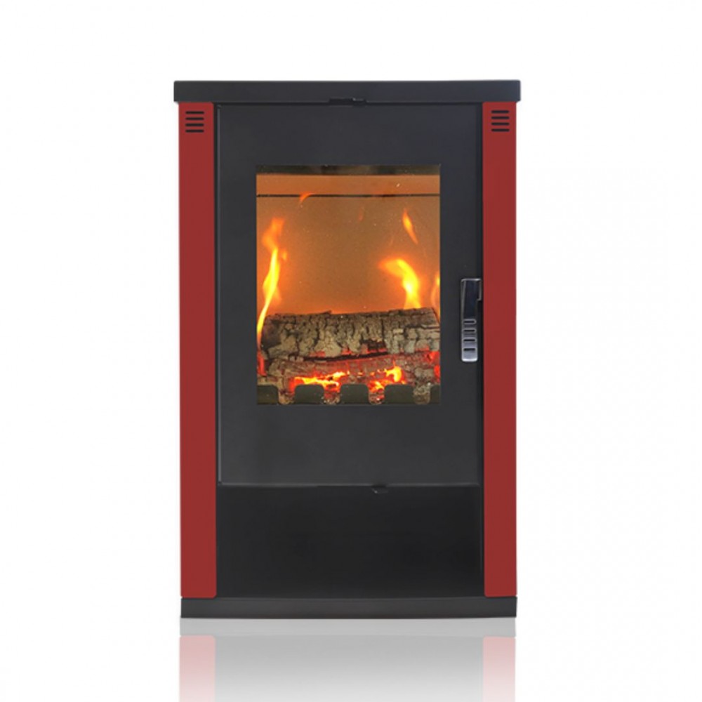 Houtkachel Verso Theia, Bordeaux, 9kW | Houtkachels |  |