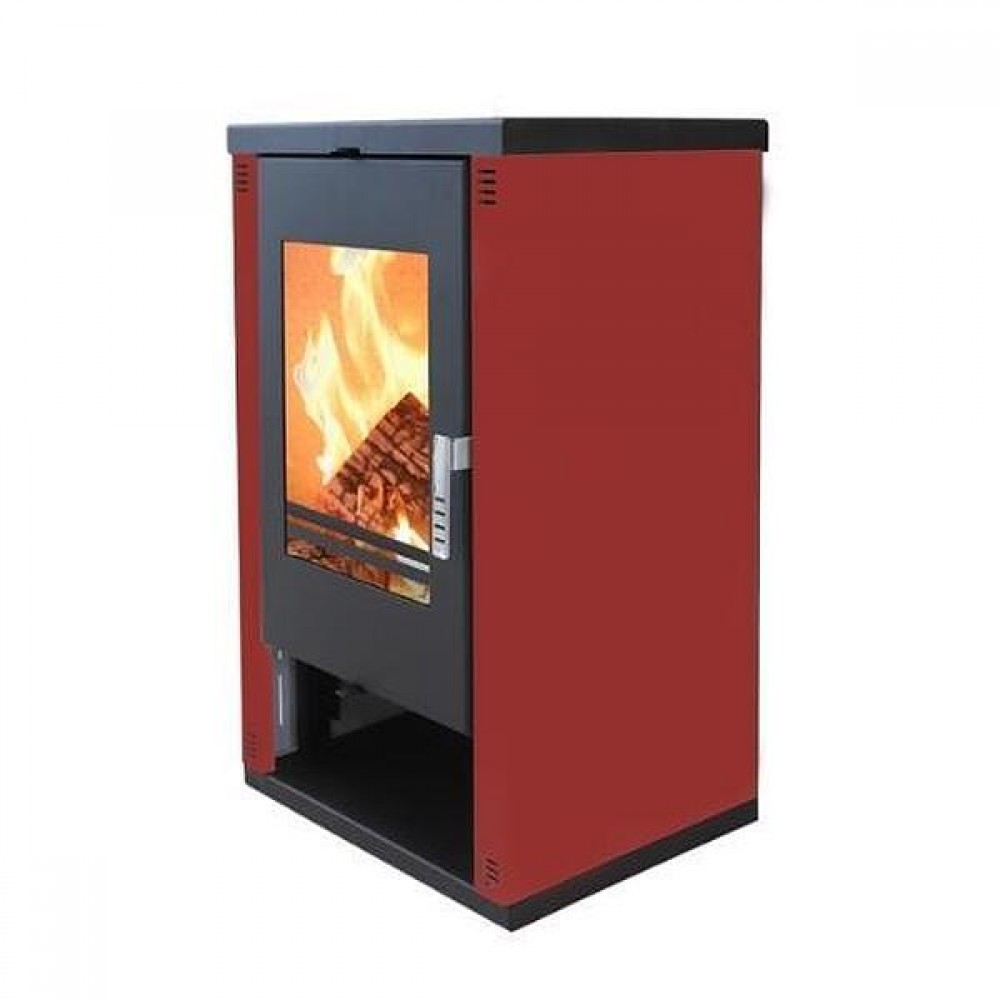 Houtkachel Verso Theia, Bordeaux, 9kW | Houtkachels |  |