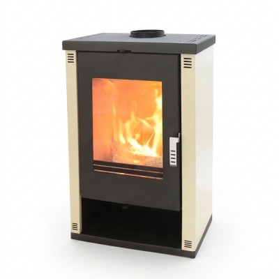 Houtkachel Verso Theia, Ivoor, 9kW - Verso