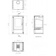 Houtkachel Verso Theia, Ivoor, 9kW | Houtkachels |  |