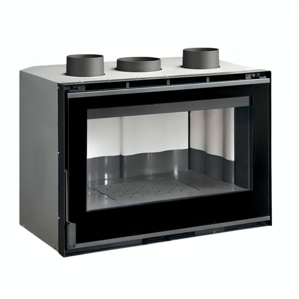 Italiaanse inbouw gietijzeren haard La Nordica 80 crystal Evo, 7.4kW | Gietijzeren haarden | Haarden |