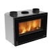 Italiaanse inbouw gietijzeren haard La Nordica 80 crystal Evo, 7.4kW | Gietijzeren haarden | Haarden |
