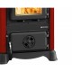Italiaanse houtkachel met kookplaat La Nordica Emiliana, rood, 6.5kW | Houtkachels |  |