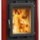 Italiaanse houtkachel met kookplaat La Nordica Emiliana, rood, 6.5kW | Houtkachels |  |