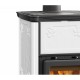 Italiaanse houtkachel met kookplaat La Nordica Emiliana, wit, 6.5kW |  |  |