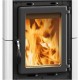 Italiaanse houtkachel met kookplaat La Nordica Emiliana, wit, 6.5kW |  |  |