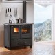 Italiaans hout fornuis La Nordica Family 4.5 zwart, 7.5kW | Hout fornuis |  |