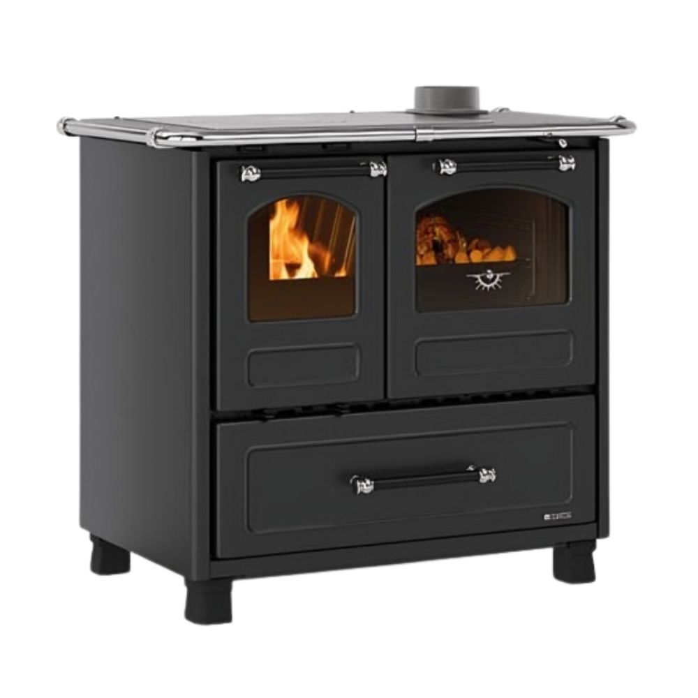 Italiaans hout fornuis La Nordica Family 4.5 zwart, 7.5kW | Hout fornuis |  |