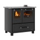 Italiaans hout fornuis La Nordica Family 4.5 zwart, 7.5kW | Hout fornuis |  |