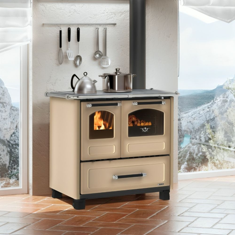 Italiaans hout fornuis La Nordica Family 4.5 bruin, 7.5kW | Hout fornuis |  |