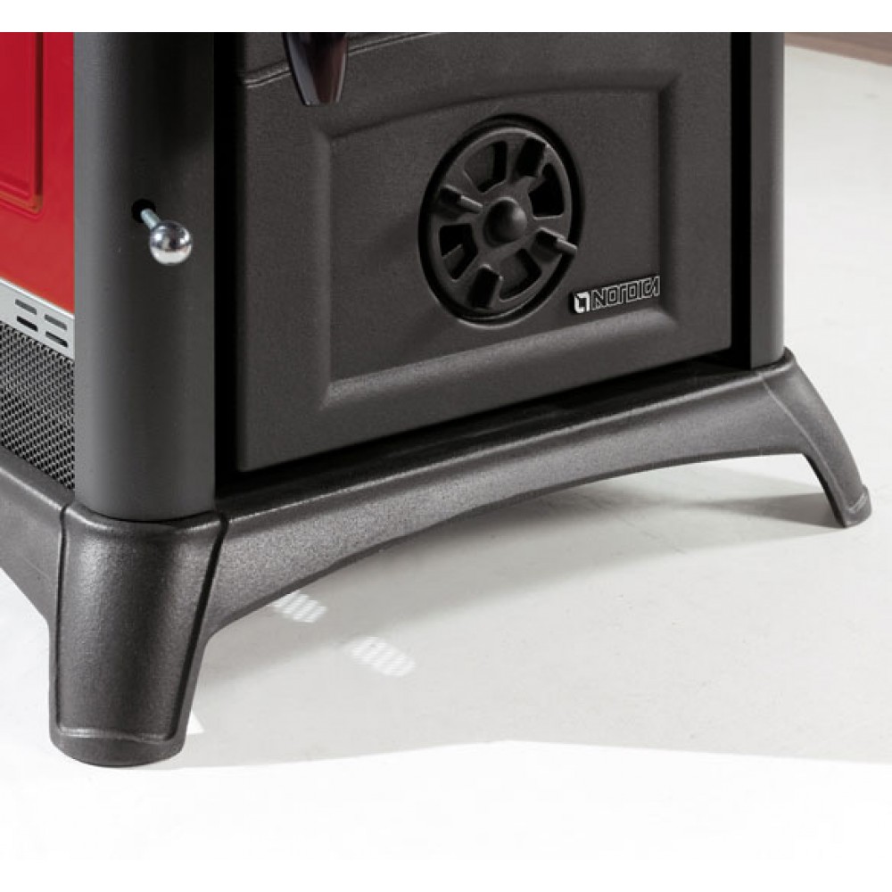 Italian wood burning stove with oven La Nordica Gemma Forno natural stone, 7.3kW |  |  |