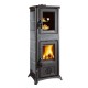Italian wood burning stove with oven La Nordica Gemma Forno natural stone, 7.3kW |  |  |