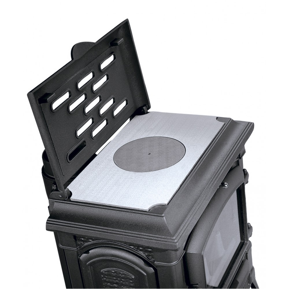 Italiaanse gietijzeren houtkachel La Nordica Isotta CC Lean met kookplaat , 9.3kW | Gietijzeren houtkachels | Houtkachels |