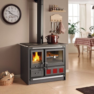 Italiaans hout fornuis La Nordica Rosa XXL, 10.5kW - Italiaanse houtkachels en haarden