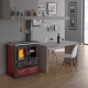 Italiaans hout fornuis La Nordica Rosetta, 7.9kW | Hout fornuis |  |