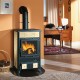Italiaanse houtkachel La Nordica Rossella R1 ecru, 9kW | Houtkachels |  |