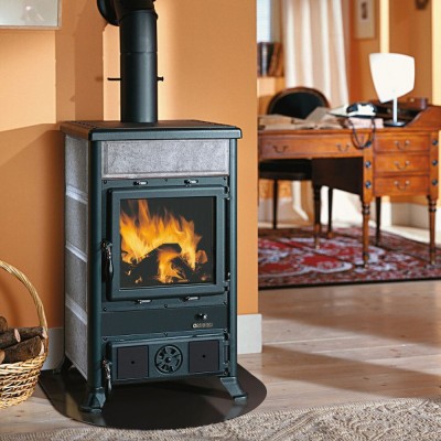 Italiaanse houtkachel La Nordica Rossella R1 natuursteen, 9kW - Italiaanse houtkachels en haarden