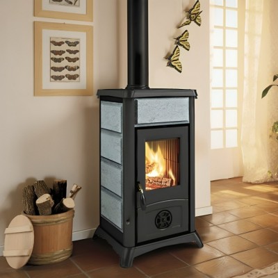 Italiaanse houtkachel La Nordica Gemma steen, 6.5kW - Italiaanse houtkachels en haarden