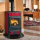 Italiaanse houtkachel La Nordica Rossella R1 rood, 9kW |  |  |
