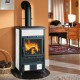 Italiaanse houtkachel La Nordica Rossella R1 wit, 9kW |  |  |