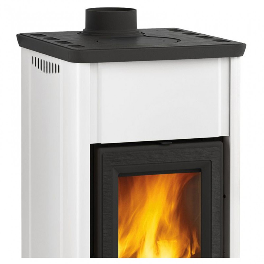 Italiaanse houtkachel La Nordica Tea wit, 7kW |  |  |