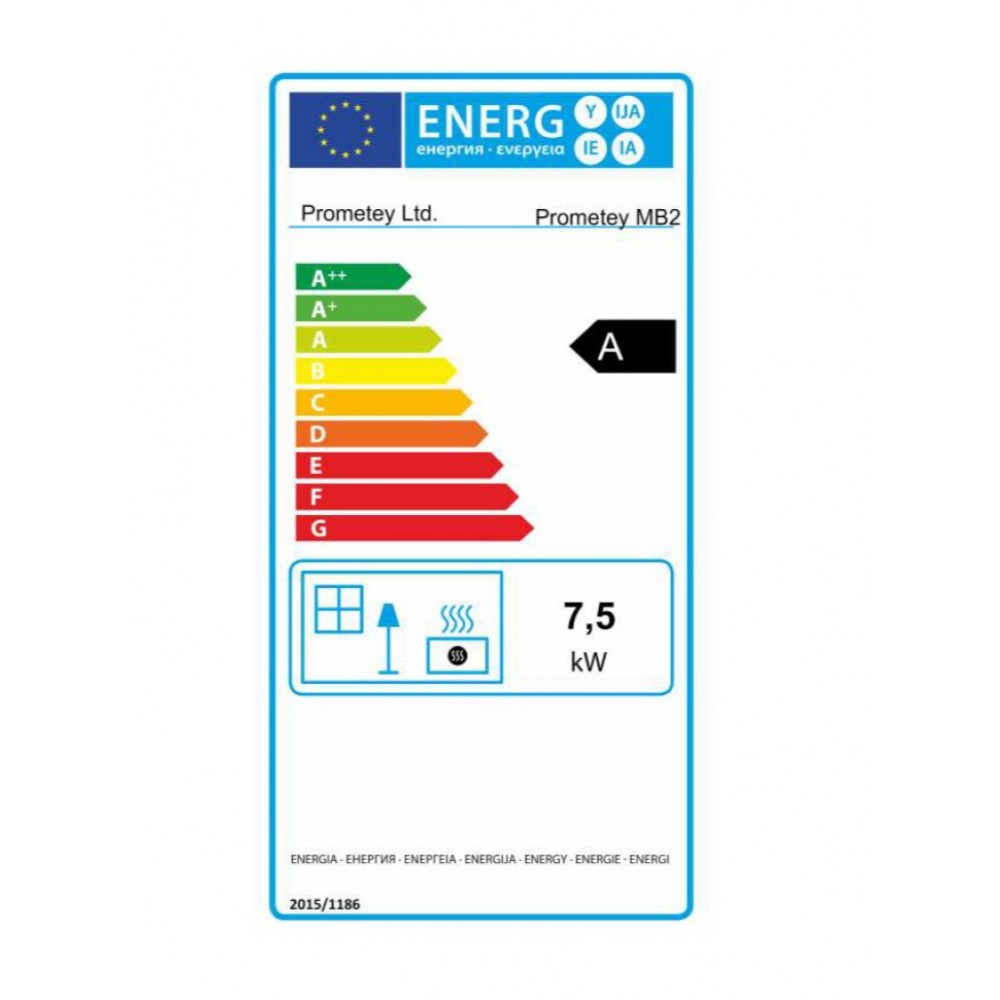 Houtkachel Prometey “Metal top 2”, 8kW | Houtkachels |  |