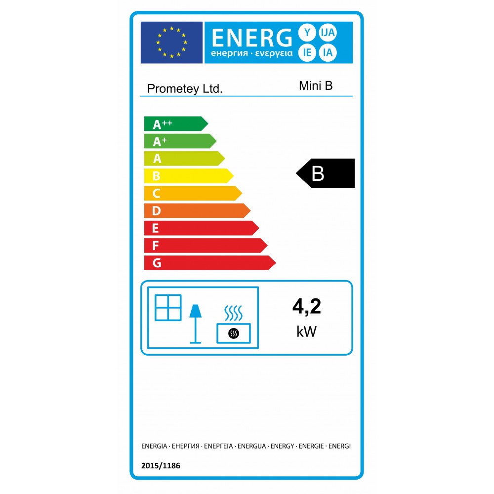 Houtkachel Prometey Mini B, 5kW | Houtkachels |  |