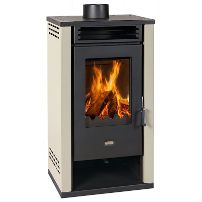 Houtkachel Prity K2 GT Ivoor, 8.1 kW - Houtkachels