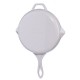 Geëmailleerde gietijzeren pan Hosse, Ivory, Ф28cm | Platte gietijzeren pan | Gietijzeren pan |