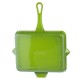 Geëmailleerde grillpan gietijzer Hosse, Bamboo, 26x32cm | Grillpan gietijzer | Gietijzeren pan |