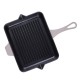 Geëmailleerde grillpan gietijzer Hosse, Ivory, 26x32cm | Grillpan gietijzer | Gietijzeren pan |