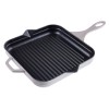 Geëmailleerde grillpan gietijzer Solagio, Ivory, 28x28cm