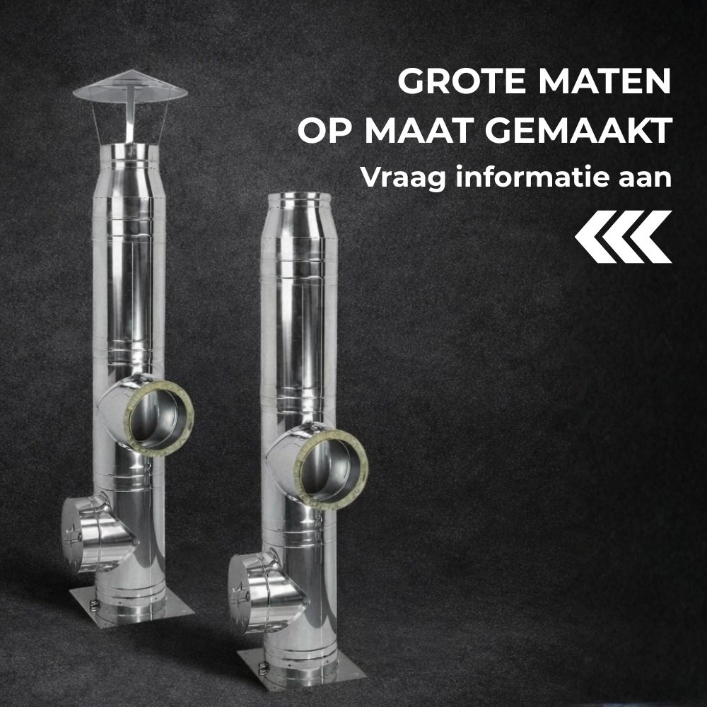 Grote schoorsteenkanalen op bestelling | Rookkanal voor pelletkachels | Schoorstenen |