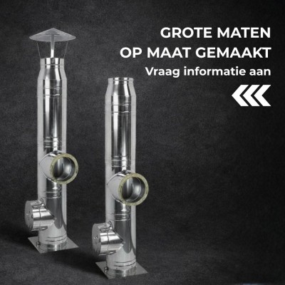 Grote schoorsteenkanalen op bestelling - Schoorstenen